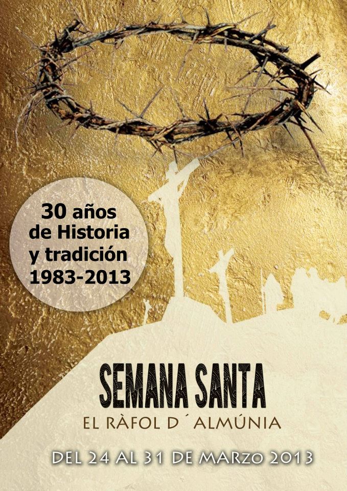 Semana Santa en El Ràfol d'Almúnia 2013 El Ràfol d'Almúnia